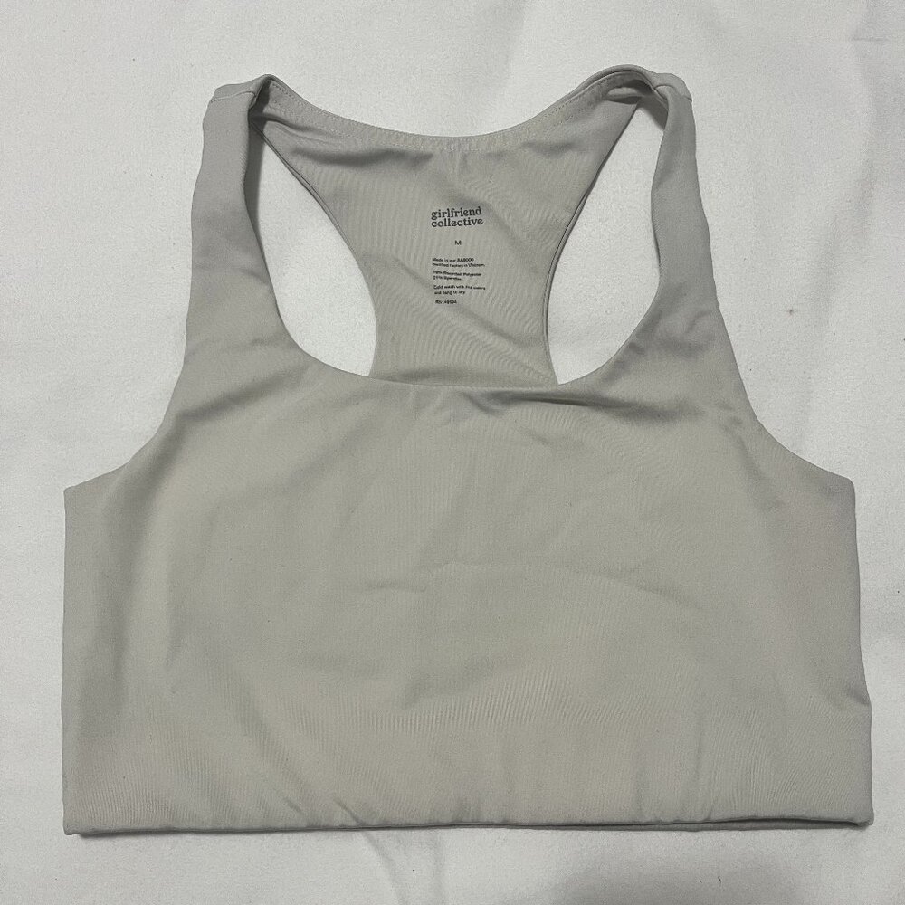 Girlfriend Collective Paloma bra Color: Ivory Size: M